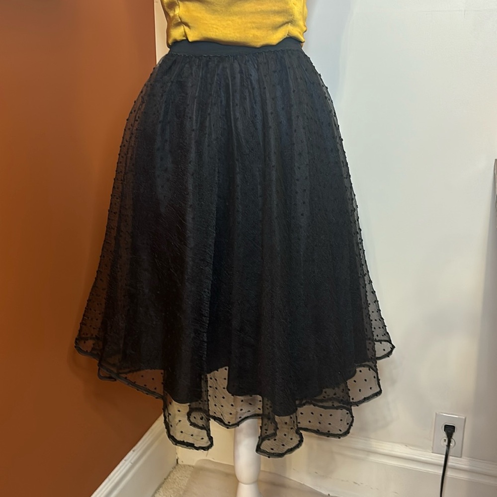Polka Dot midi skirt